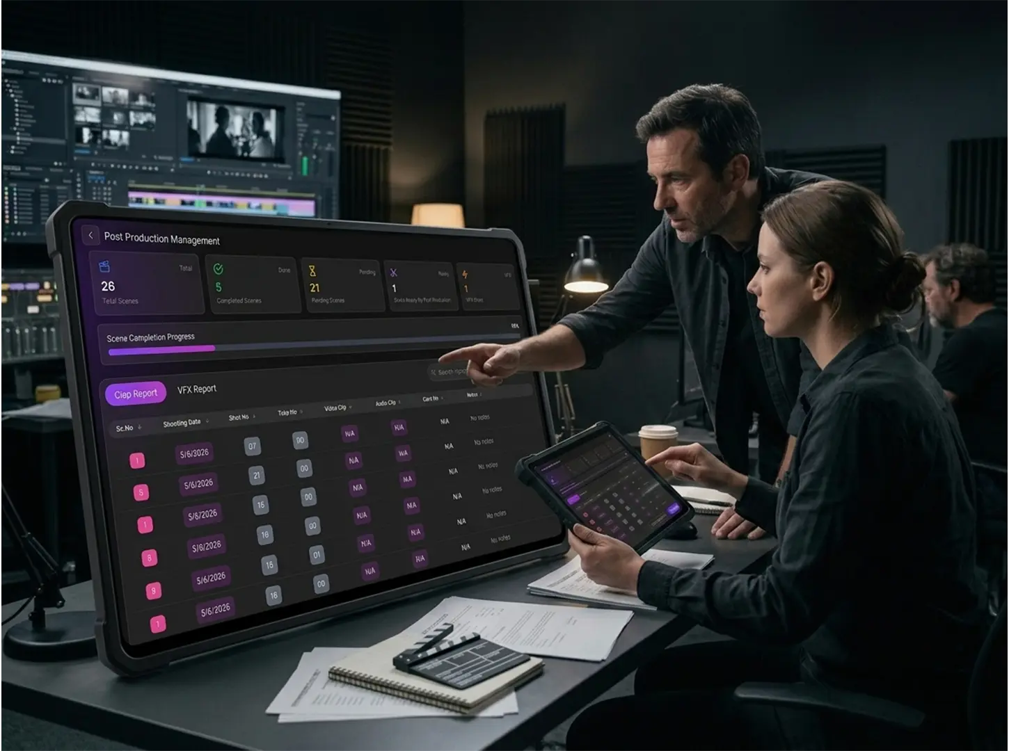 Report impact on post-production